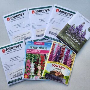 Gardening Supplies Seeds Garden Supply Organic Johnny's Flowers Lupine Cosmos Zi